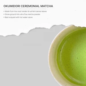 Fkro Organic Ceremonial Grade Matcha Green Tea Powder 1St Harvest Single Origin Single Okumidori Cultivar Sugar-Free Flown In Fresh From Japan Eve