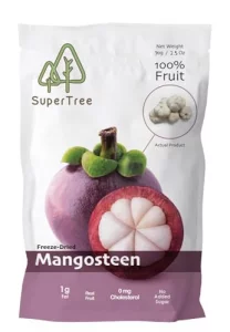Premium Whole Freeze Dried Tropical Fruits100 Fruits Natural 70G 2.5 Oz Nothing Else Added. Mangosteen