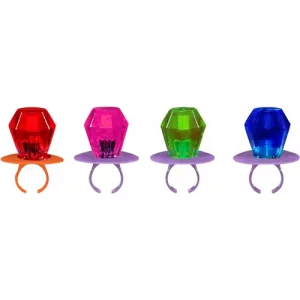 Ring Pop Candy Variety Pack Assorted Flavor Lollipop Suckers 4 Count
