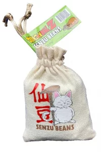Boston America Dragonball Z Senzu Beans Candy 1 Collectible Korin Drawstring Bag Sour Green Apple Flavored Candy Green Brown 2 Ounce Pack Of 1