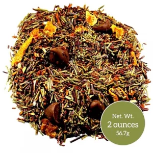 Nelsons Tea - Orange Chocolate Tea Loose Leaf - Cut Sifted Truffle Tea With Green Rooibos Red Rooibos And Orange Peel 2 Oz