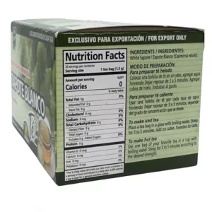 Zapote Blanco Te White Sapote Tea 20 Tea Bags 100 Natural High Concentration In Each Cup