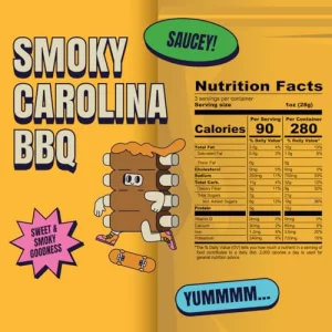 Louisville Vegan Jerky - Sweet Smoky Carolina Mustard Bbq Vegan Meat - Lip-Smacking Vegan-Friendly Vegetarian Jerky - Non-Gmo Soy Protein Gluten-Fr