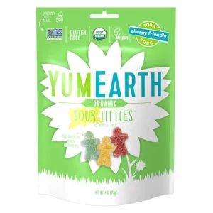 Yumearth Organic Easter Sour Littles Chewy Candy - Allergy Friendly Top 9 Free No Artificial Dyes Or Flavors Non Gmo Gluten Free Vegan Candy Snacks -