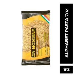 La Moderna Letras Pasta Hecha Con Smola De Trigo Durum Enriquecida Con Vitaminas Y Hierro 7 Oz