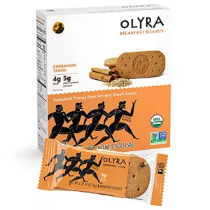 Olyra Biscuit Breakfast Olympic Rynner Cinnmon Tahini Organic 5.3 Ounce