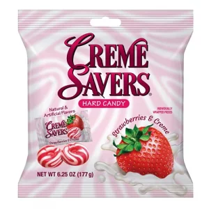 Creme Savers Strawberries And Creme Hard Candy The Taste Of Fresh Strawberries Swirled In Rich Cream The Original Classic Brought To You By Iconic