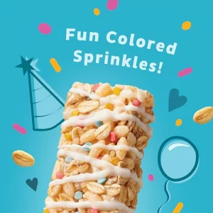 Annies Gluten Free Chewy Granola Bars Birthday Cake 5 Bars 4.9 Oz