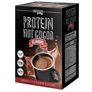 Protein Hot Chocolate Keto Hot Chocolate Mix Low Carb Hot Cocoa 15G Protein 4G Net Carbs Low In Sugar Instant Hot Coco 7 Individual Macro-Controlled