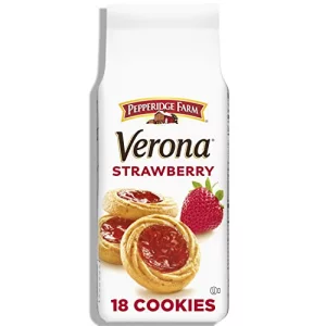 Pepperidge Farm Verona Strawberry Thumbprint Cookies 6.75 Oz Bag 18 Cookies