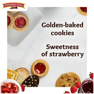 Pepperidge Farm Verona Strawberry Thumbprint Cookies 6.75 Oz Bag 18 Cookies