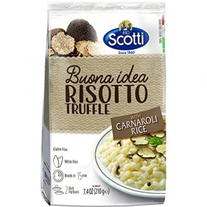 Riso Scotti Truffle Seasoned Risotto Carnarolli Rice Ready Meal Easy To Cook Italian Seasoned Risotto Easy Dinner Side Dish Just Add Water And Heat 7