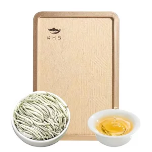 Khs Organic Silver Needle White Tea Grade Aaa 2.47 Oz Usda Certified Chinese Yunnan White Tea Loose Leaf No Dust Production Workshop Natural Organic
