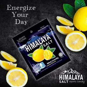 1 Box Big Foot Natural Himalaya Salt Mint Candy - Lemon Flavour 12 Pcs
