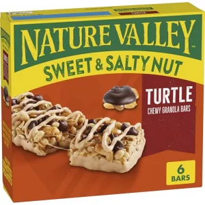 Nature Valley Granola Bars Sweet And Salty Nut Turtle Chewy 6 Ct 7.2 Oz
