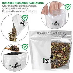 Tealyra White Champagne Loose Leaf Tea - High Antioxidants - Natural - Hot Iced - Low Caffeine - 100G 3.5Oz