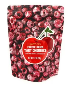 Freeze-Dried Tart Cherries Unsweetened Unsulfured By Trader Joes 1.2 Oz34G Pack Of 4