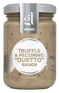 Gl Truffle Gourmet Line Truffle Pecorino Duetto Sauce Pasta Sauce 130 Gm 4.6Oz Italian Truffle Sauce With Dop Pecorino Product Of Italy