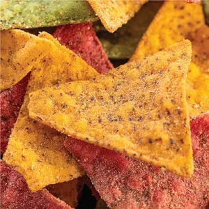 Sensible Portions Garden Veggie Flavor Burst Tortilla Chips Nacho 6 Oz