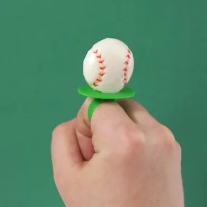 Baseball Lollipop Rings Individually Wrapped Candy For Party Favors Goodie Bags And End Of Season Parties Box Of 18