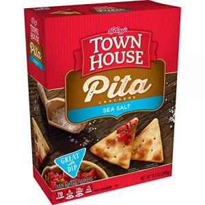 Keebler Town House Pita Crackers Sea Salt 9.5 Oz