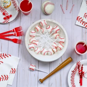Baseball Candy Lollipops - 18 Count Individually Wrapped Suckers - Great For Baseball Party Favors - Sports Snacks - Baseball Goodie Bags - Softball