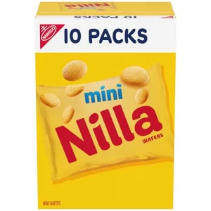 Nilla Wafers Mini Cookies Vanilla Wafers 10 Snack Packs