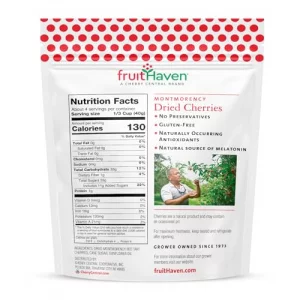 Fruithaven Montmorency Dried Cherries All Naturalgluten Free No Perservatives Good Source Of Fiber Vitamins And Minerals Grower Owned Since 1973 Drie