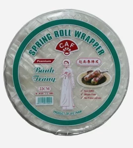 Premium Spring Roll Wrapper Fresh Rice Paper Spring Roll Wrappers 22Cm