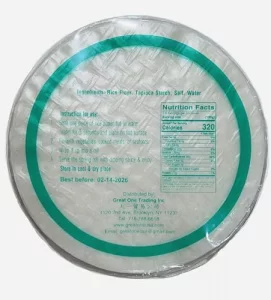 Premium Spring Roll Wrapper Fresh Rice Paper Spring Roll Wrappers 22Cm