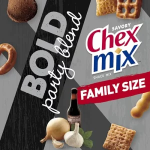 Chex Mix Bold Party Blend Savory Snack Mix Family Size 13.5 Oz