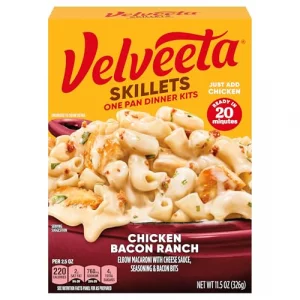Velveeta Skillets Chicken Bacon Ranch One Pan Dinner Kit 11.5 Oz Box