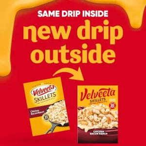 Velveeta Skillets Chicken Bacon Ranch One Pan Dinner Kit 11.5 Oz Box