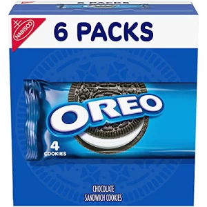 Oreo Chocolate Sandwich Cookies 6 Snack Packs 4 Cookies Per Pack
