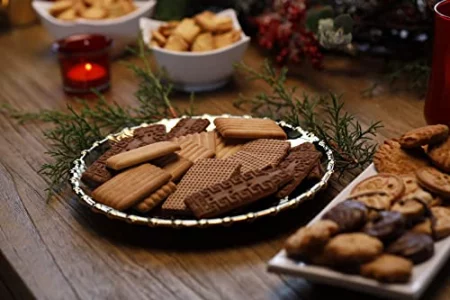 Dux Christmas Cookies 7.6 Oz Display Assorted Variety Pack Of Cookies In Individual Wrapping For Gift Giving Or On The Go Snacking Chocolate And Vani