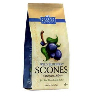 English Scone Mix Wild Blueberry By Sticky Fingers Bakeries Easy To Make English Scones Fresh Baked Makes 12 Scones 1Pk