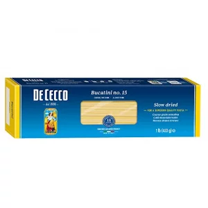De Cecco Bucatini No.15 Semolina Pasta 16 Oz