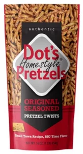 Dots Pretzels Original Seasoned Pretzel Twist Snack 16Oz Grocery Sized Bag