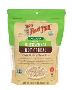 Bobs Red Mill Organic Gluten Free Creamy Buckwheat Hot Cereal 18Oz Pack Of 1 - Non Gmo Whole Grain Vegan Kosher