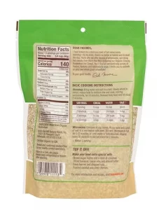 Bobs Red Mill Organic Gluten Free Creamy Buckwheat Hot Cereal 18Oz Pack Of 1 - Non Gmo Whole Grain Vegan Kosher