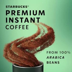Starbucks Premium Instant Coffee Medium Roast 100 Arabica Beans 3 Pack 3.17 Oz Each