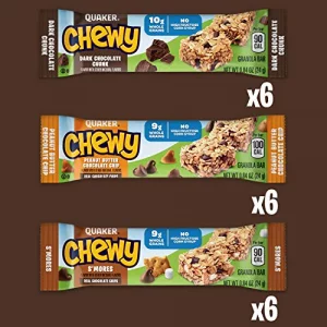 Quaker Chewy Granola Bars Variety Pack 18 Count