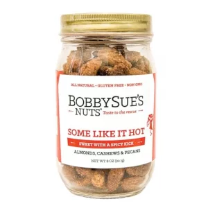 Bobbysues Nuts Some Like It Hot Gourmet Nut Mix Spicy Snacks All Natural Gluten Free Low Sugar And High Protein Nuts Mix Of Almonds Cashews Pecans 8