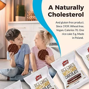 Liebers Dark Chocolate Rice Cakes Snack Pack Gift Pack Kosher Dairy Free Gluten Free Total Of 24 Cakes Dark Chocolate
