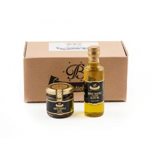 La Rustichella - White Truffle Pat 90G - 317 Oz And White Truffle Olive Oil Set 100Ml - 338 Oz - Vegan Gluten Free Cholesterol Free