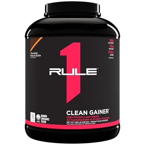 Rule One Proteins, R1 Clean Gainer - High-Protein Lean Gain Formula ...