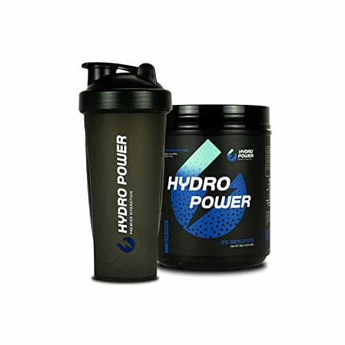 Hydro Power Endurance Fuel Blue Razz and Shaker Bundle 20 Servings ...