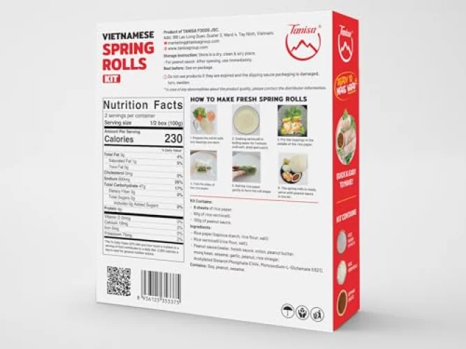 Tanisa Tanisa 3 In 1 Rice Paper Spring Rolls Meal Kit Rice Paper Wrapppers ...