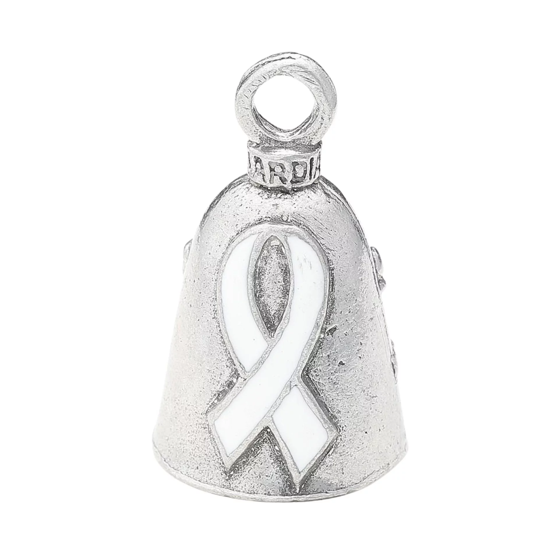 Guardian Bell Animals Good Luck Bell W/Keyring & Black Velvet Gift Bag | Motorcycle Bell | Lead-Free Pewter | Made In USA