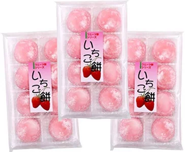 Fruits Mochi Daifuku Ichigo 7.4Oz210G 3Pack